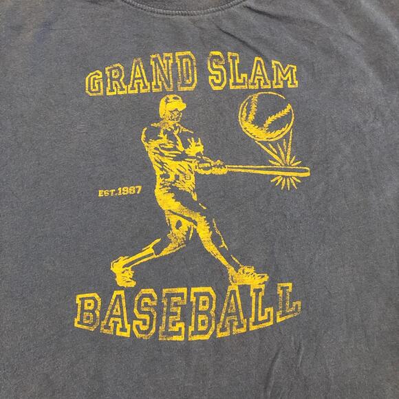 Women’s Blue ‘Grand Slam Baseball’ Graphic Tee - Picture 3 of 4